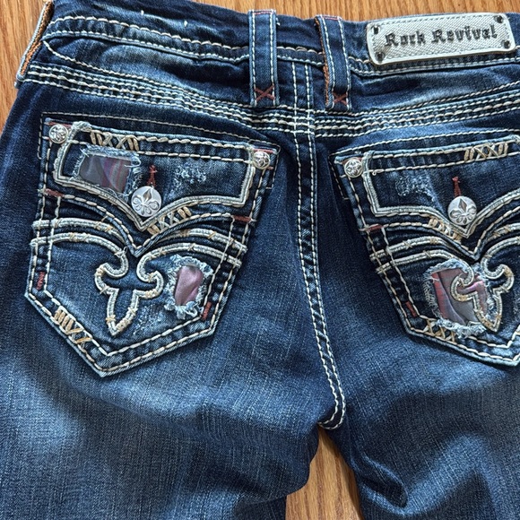 Rock Revival Denim - Ladies Rock Revival jeans, size 28 hemmed to a 30 length